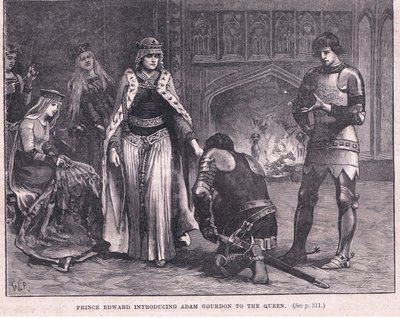 Il principe Edoardo introduce AD am Gourdon alla regina AD 1270 da Walter Paget